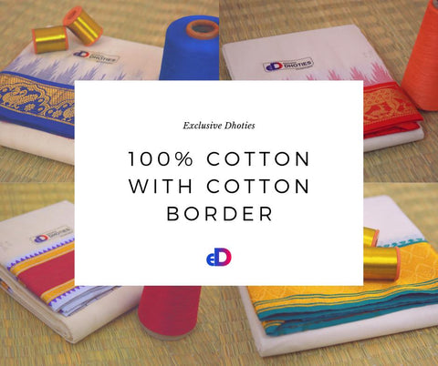 100% Cotton With Cotton Border