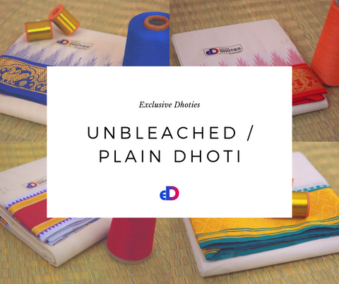 Unbleached / Plain Dhoti