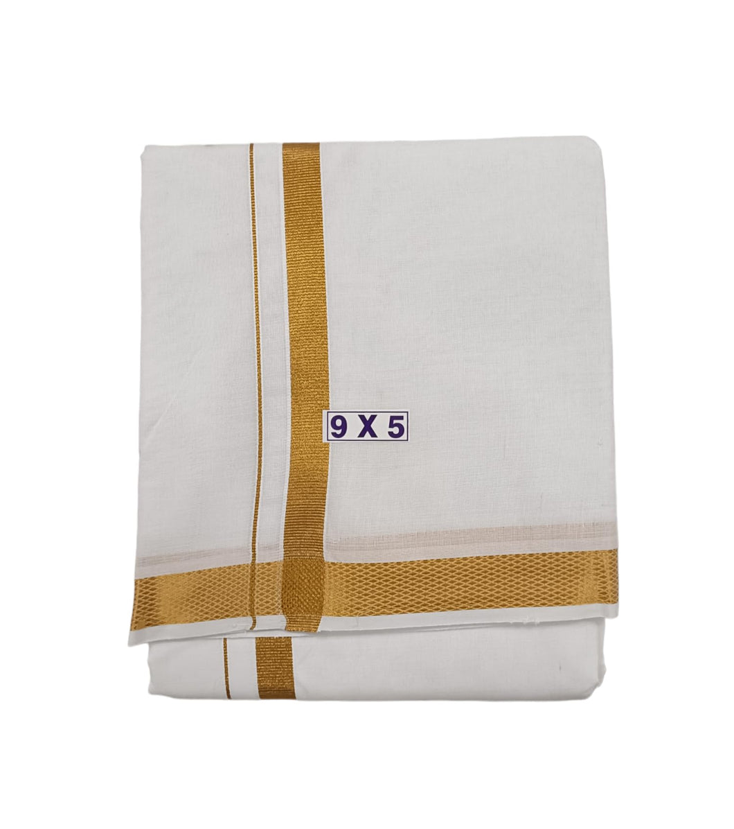 EXD777 Exclusive Dhoties Cotton dhoti with 1
