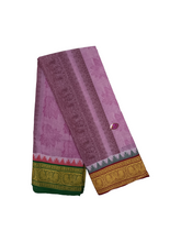 Exclusive Dhoties Pure Cotton Dhoti With 5" Designe Munthi with 5" Jaquard Border Size 9x5(4.1 Mtrs Dhoti +2.50 Mtrs Angavastram)