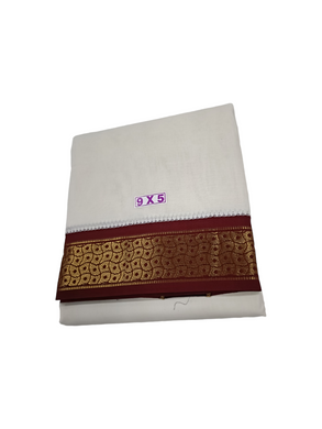 Exclusive Dhoties Pure Cotton Dhoti With 3