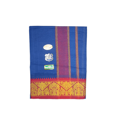 EXD761 Pure cotton dhoti with 3