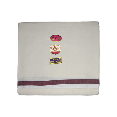 EXD772 Exclusive Dhoties Pure cotton half white Dhoti with 1/2