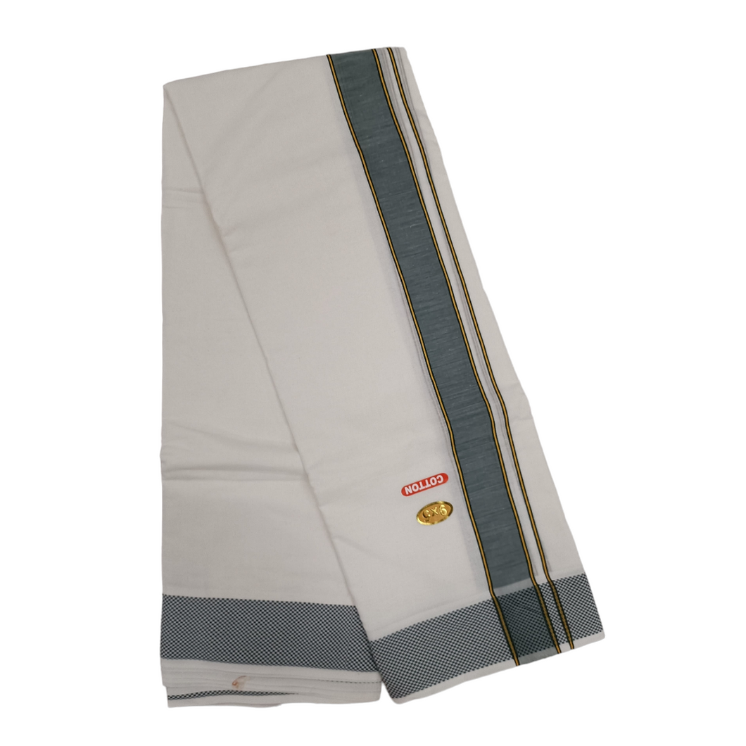 EXD769 Exclusive Dhoties Cotton dhoti with 3