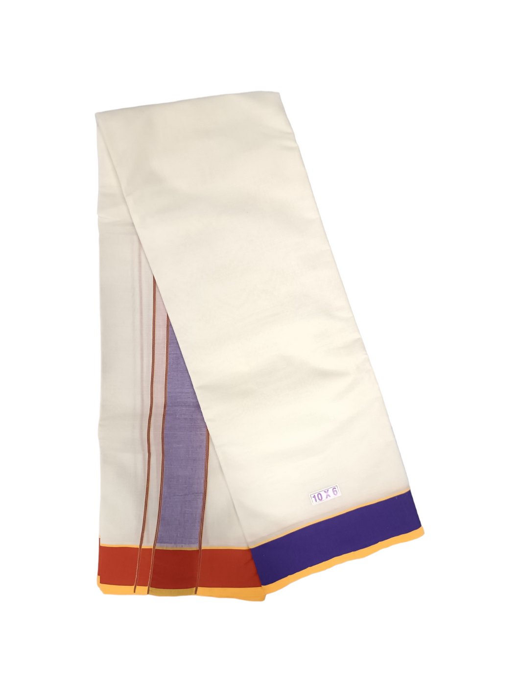 Exclusive Dhoties Half white pure cotton Dhoti with 2
