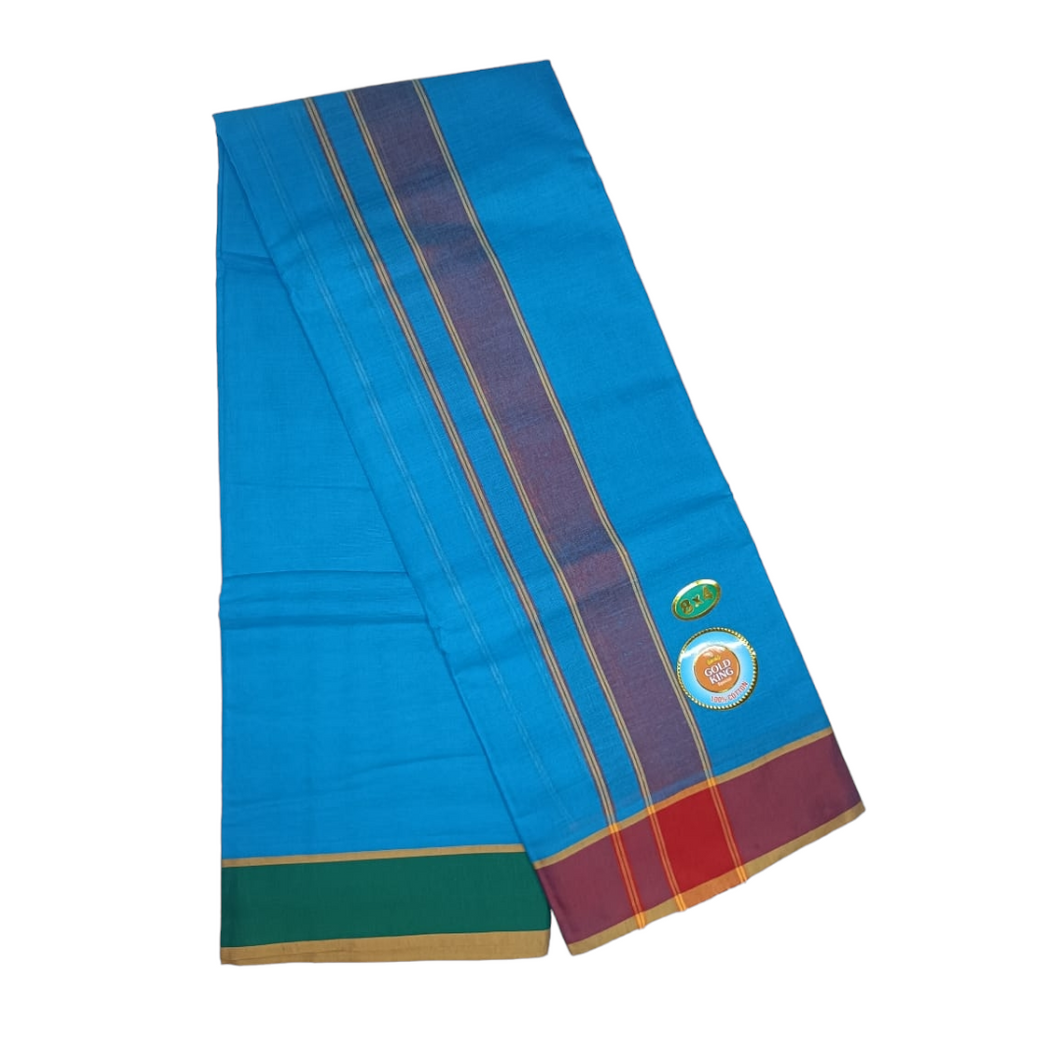 EXD767 Exclusive Dhoties Men's Traditional Cotton Color Dhoti With 3