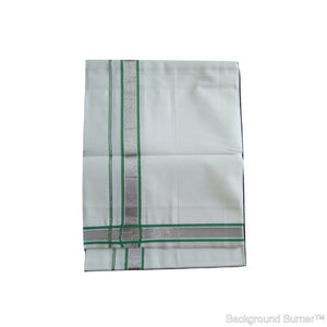 EXD206 Mens Trendy Dhoti With Velcro and Pocket on Bleach Dhoti Size 4 Mulam / 2 Mtr