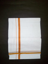 EXD379 Mens Trendy Dhoti With Velcro and Pocket on Bleach Dhoti Size Mulam 8 (or) 3.60 Mtr Dhoti