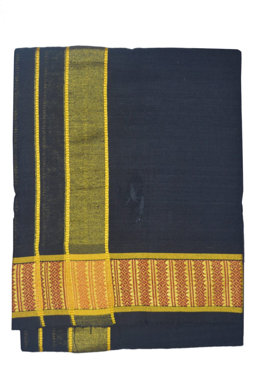Black sales colour dhoti