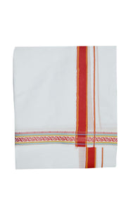 EXD432 Mens Trendy Dhoti With Velcro and Pocket on Bleach Dhoti Size Mulam 8 (or) 3.60 Mtr Dhoti