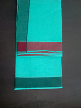 EXD596 Men's Traditional Colour Cotton Dhoti With Polyester Border On Dhoti Size Mulam 9X5 (or) 4.15 Mtr Dhoti with 2.30 Mtr Angavastram