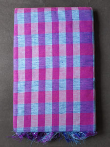 EXD625 Women's Traditional Linen Cotton Saree / Saree Size 6.25Mtrs including Running Blouse of 0.80Mtr