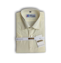 EXD677 Exclusive Dhoties Men's Pure Cotton Half Sleeve Cream Colour Shirt