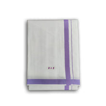 EXD658 Men's Traditional Cotton Dhoti With 1 inch Polyester Plain Border Bleached White Dhoti Size 9X5 (or) 4.15 Mtr Dhoti with 2.30 Mtr Angavastram
