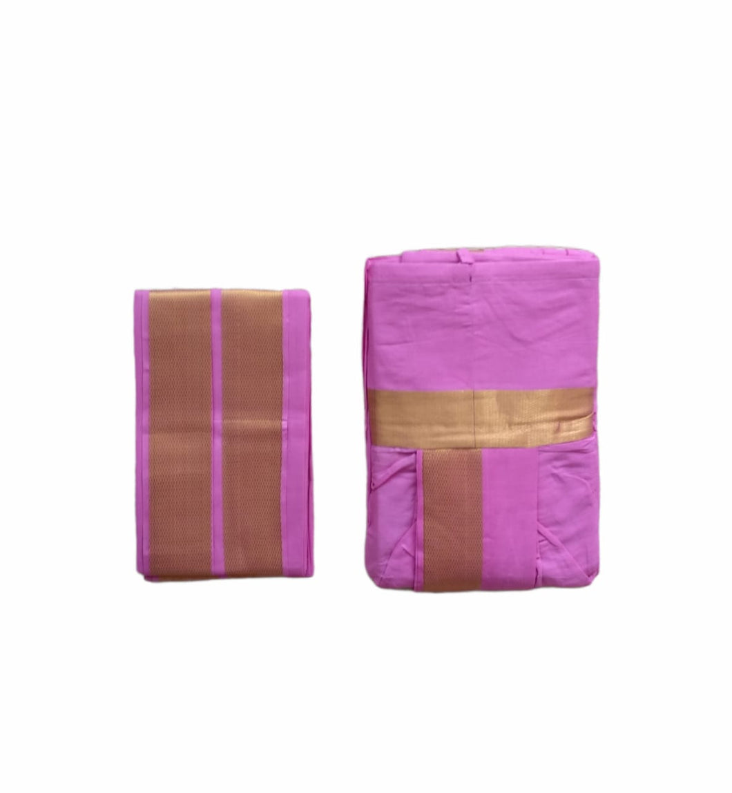 EXD675  Men's Traditional Pure Cotton Panchakacham Stitched Dhoti Pant 2