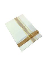 EXD718 Men's Traditional Cotton Cream Color Dhoti Size 4.00Mtr