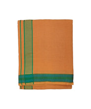 EXD734 Men's Traditional Cotton Color Dhoti With Color Border Size 9X5 (or) 4.15 Mtr Dhoti with 2.30 Mtr Angavastram