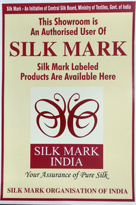 Handloom Pure Silk Cream/Sandal Color Dhoti Size 9X5 (or) 4.1Mtr Dhoti with 2.3Mtr Angavastram with 1" Inch Gold Zari Border