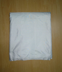 Pure Silk Shirt Cloth Material Color white 2.25Mtrs Length Width 42" Inch